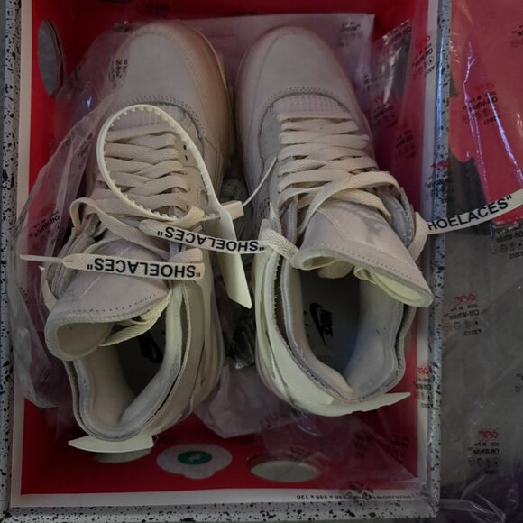 Jordan 4 "Off-White Sails" - Picture 1 of 4
